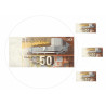 50 finnish mark bill - from behind - edible cake topper