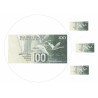 100 finnish mark bill - from behind - edible cake topper