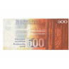 500 finnish mark bill - from behind - edible cake topper