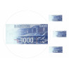 1000 finnish mark bill - from behind - edible cake topper