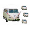 Volkswagen decorated Kleinbus - Edible cake topper