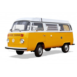 Volkswagen yellow Kleinbus - Edible cake topper