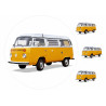 Volkswagen yellow Kleinbus - Edible cake topper