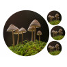 Mushrooms - edible cake topper