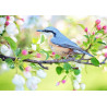 Bird on a branch - edible cake topper