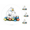 The Moomins - Moomins hugging - edible cake topper