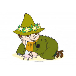 The Moomins - Snufkin on a beach - edible cake topper