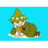 The Moomins - Snufkin on a beach - edible cake topper