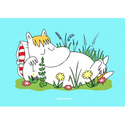 The Moomins - Snork Maiden sleeping - edible cake topper