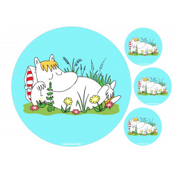 The Moomins - Snork Maiden sleeping - edible cake topper