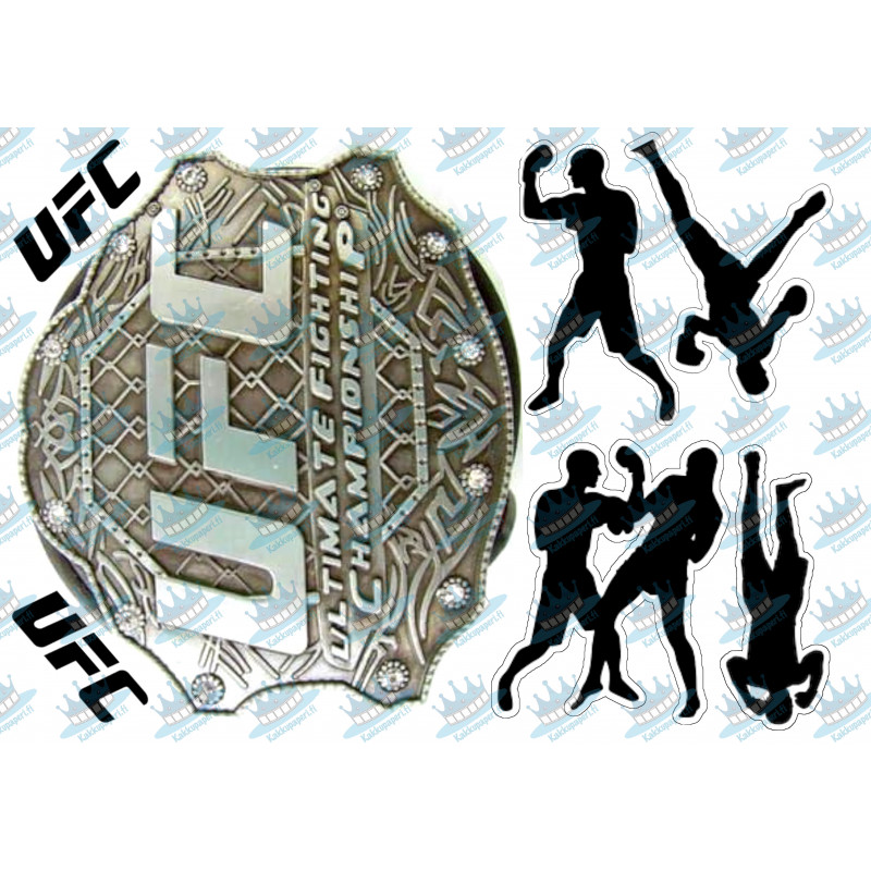 UFC - Edible clip art topper