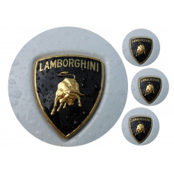 Lamborghini Logo - Edible cake topper