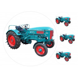 Hanomag tractor - Edible cake topper