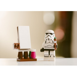 Lego - Stormtrooper painting - Edible cake topper