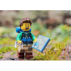 Lego hiker - Edible cake topper