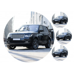 Range Rover - Syötävä kakkukuva kakkuun