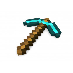 Minecraft - Diamond pickaxe - Edible cake topper