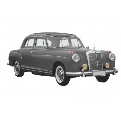 Mercedes Benz 220S - Syötävä kakkukuva kakkuun