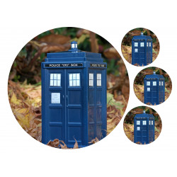 Dr. Who Tardis - Edible cake topper