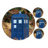 Dr. Who Tardis - Edible cake topper