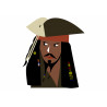 Jack Sparrow - Edible cake topper