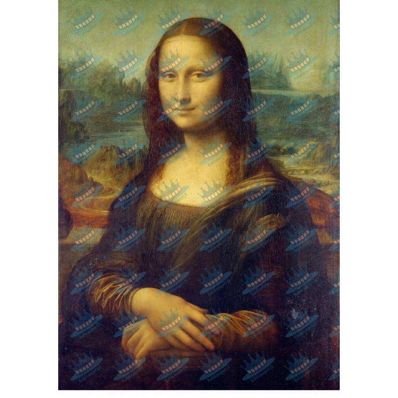 Mona Lisa - Syötävä kakkukuva kakkuun