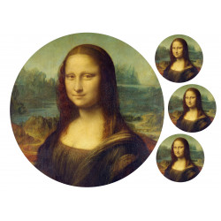 Mona Lisa - Syötävä kakkukuva kakkuun