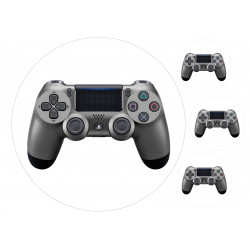 PlayStation 4 gray controller - Edible cake topper