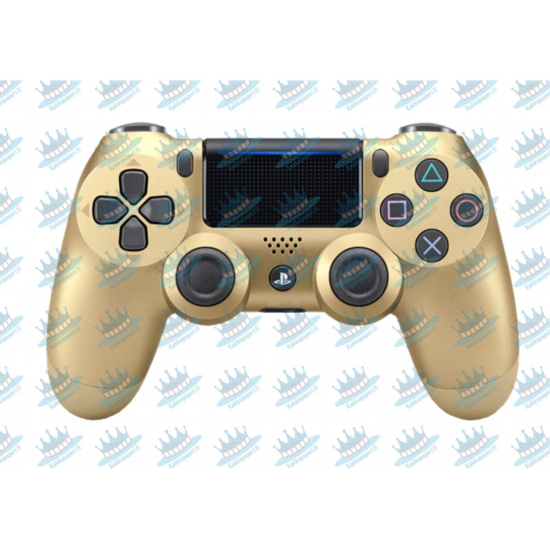 PlayStation 4 gold controller - Edible cake topper