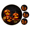 Halloween Cake topper - Pumpkins and lanterns - Edible cake topper