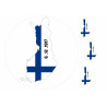 Independence Day - Suomi Finland - edible cake topper