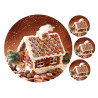 Gingerbread house - edible cake topper