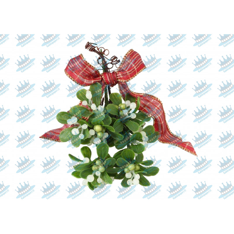 Mistletoe - edible cake topper