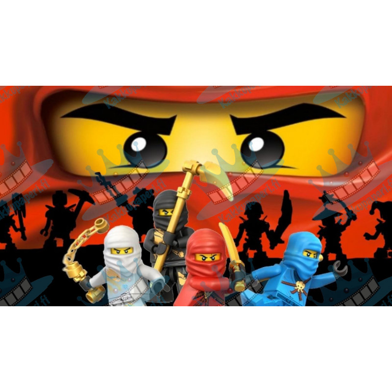 NinjaGo  - Syötävä kakkukuva kakkuun