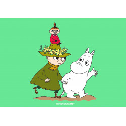 The Moomins - Moomintroll, Snufkin and Little My - edible cake topper