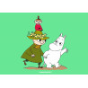 The Moomins - Moomintroll, Snufkin and Little My - edible cake topper