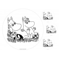 The Moomins - A moment of rest - edible cake topper