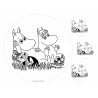 The Moomins - A moment of rest - edible cake topper