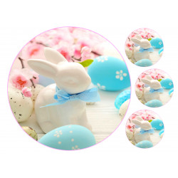 Easter - Light easter bunny - edible cake topper