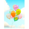 Balloons in the sky - Edible cake topper