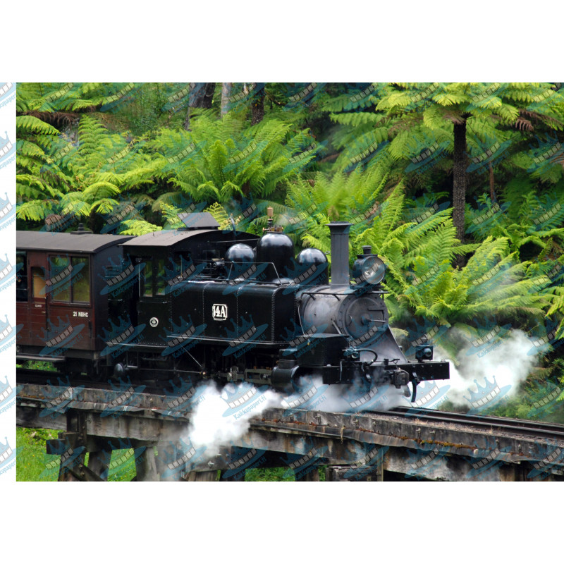 Steam locomotive - Edible cake topper