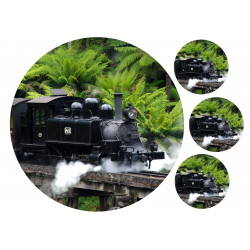 Steam locomotive - Edible cake topper