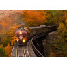 Autumn steam train - Edible cake topper