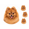 Dog Cute Spitz Face - Edible cake topper