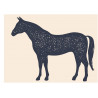 Silhouette Horse Drawing - Edible cake topper