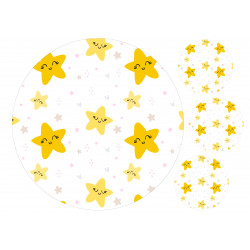 Starry Drawing texture - Edible cake topper