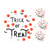 Trick or treat - Edible cake topper