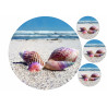 Seashells on the beach - edible cake topper