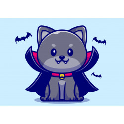 Cute Cat Dracula