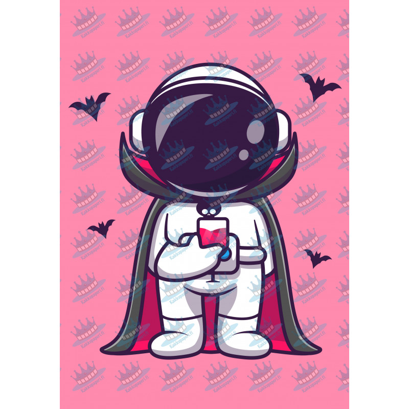 Cute Astronaut Dracula